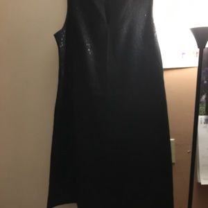 Robert Louis shiny black dress